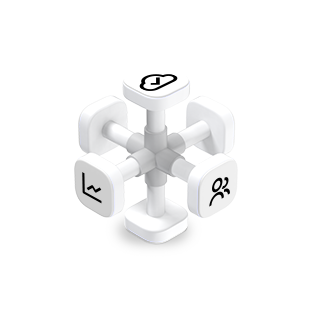 Rubik Cube internal mechanism representation
